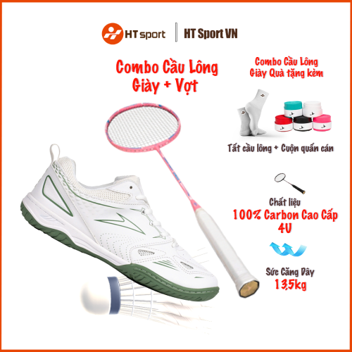 Combo giày cầu lông Mira Lighter + Vợt Mira Genesis